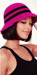 Hot pink Bucket Hat